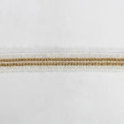 Tekstylia domowe Metaliczne frędzle 2cm Koronkowa wstążka szydełkowa