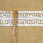 Dostosowane płaskie 9 cm haftowane koronkowe wykończenie do dekoracji ubrań