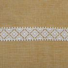 3,5 cm poliestrowa biała haftowana koronka do odzieży