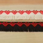 4,5 cm bawełniany frędzel z frędzlami wykończenia krawędzi do odzieży